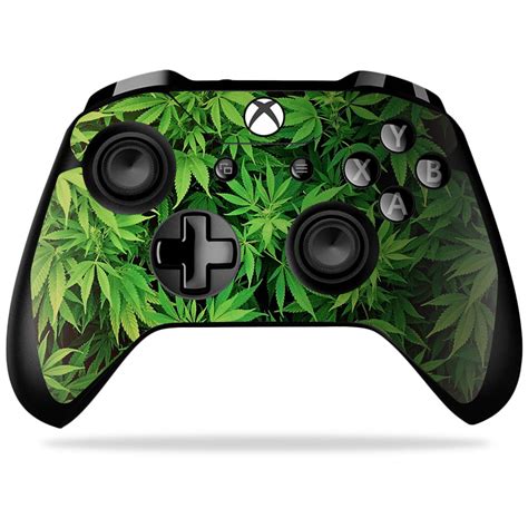 Weed Skin For Microsoft Xbox One X Controller Protective Durable And Unique Vinyl Decal Wrap