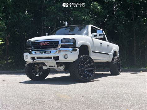 2006 Gmc Sierra 1500 With 24x14 76 Fuel Contra And 35135r24 Fuel Mud