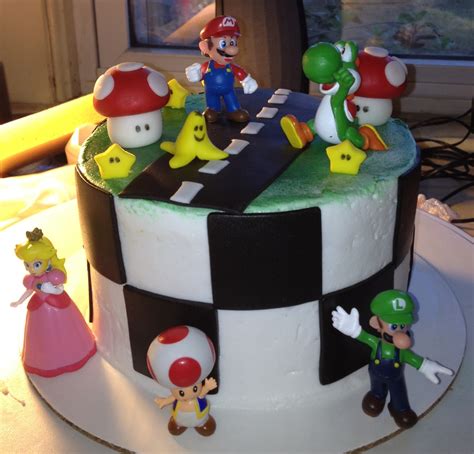 My son has asked for a mario kart wii birthday party this year. Custom Cakes by Christy: Mario Kart Cake and Cupcakes