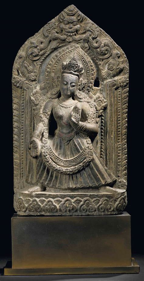 Global Nepali Museum A Stone Stele Depicting Durga Global Nepali Museum