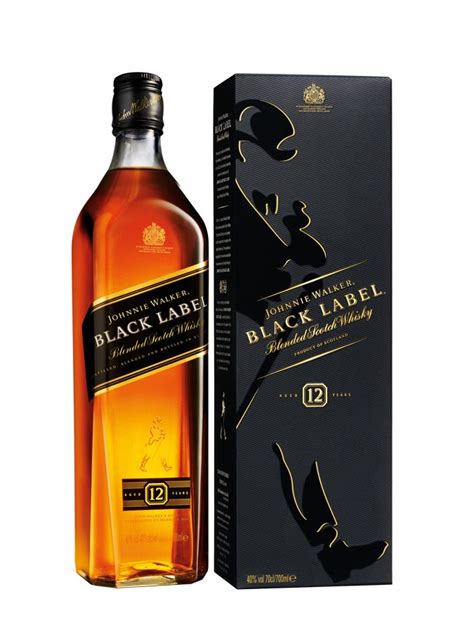 Johnnie walker black label is a rich, smooth scotch whisky made using an only single malt and grain whiskies that have each spent 12 years in a cask growing into a vibrant body of flavour. JOHNNIE WALKER Black Label 12 ans 40% - Heritage Whisky