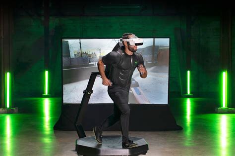 this vr treadmill promises the ultimate immersive gaming experience from the comfort of your