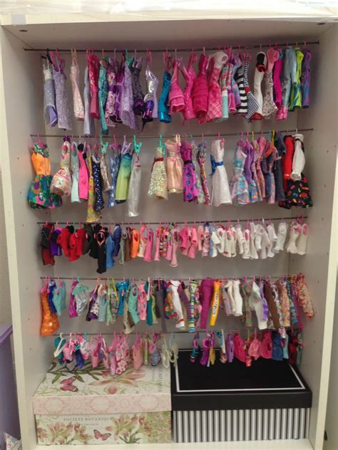 Pin By Lindsay Wilkinson On Barbie Project Doll Storage Doll Clothes