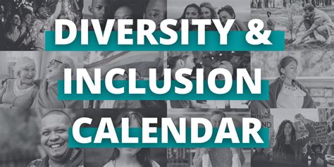 Diversity And Inclusion Calendar 2024 Printable Calendar