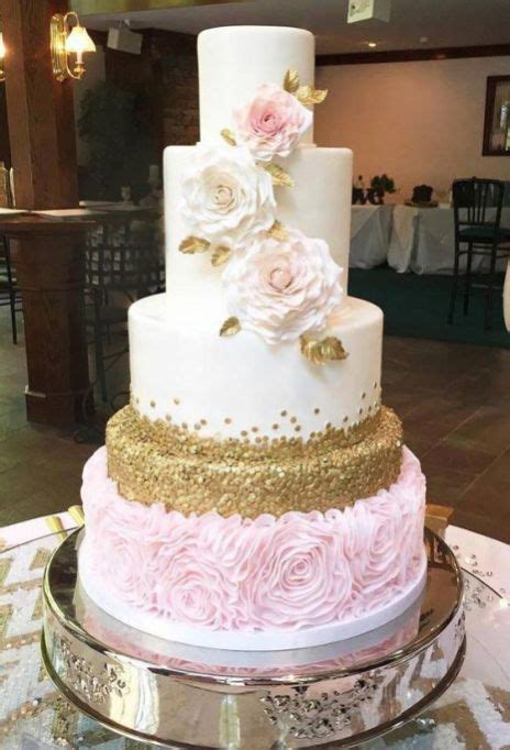 50 Gold Wedding Cakes Ideas Wedding Cake Decorations Gold Wedding