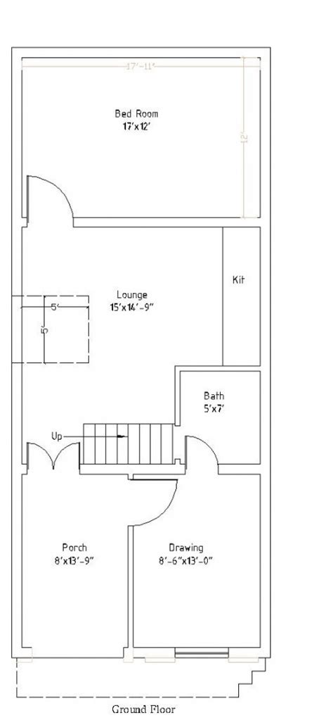 12×45 Feet 50 Square Meter House Plan Free House Plans