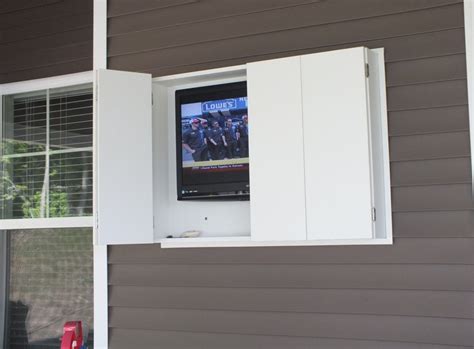 Diy Outdoor Tv Cabinet With Doors Assembly Your Doors By Connecting 1