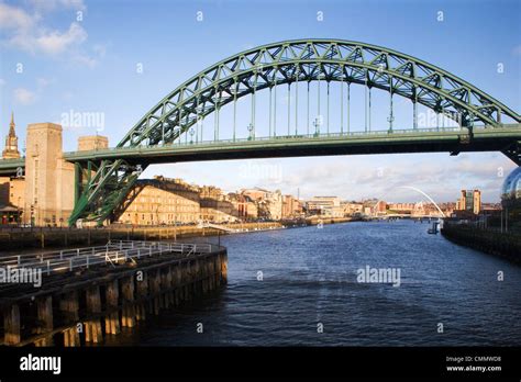 Tyne Bridge From The Swing Bridge Newcastle Upon Tyne Tyne And Wear