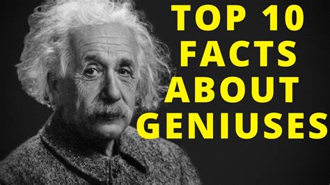Top 10 Facts About Geniuses You May Not Know Inspireandmotivate Youtube