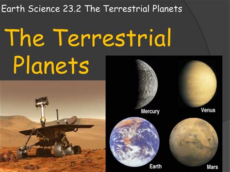 Ppt Earth Science 232 The Terrestrial Planets Powerpoint
