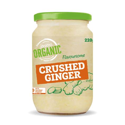 Jensens Organic Crushed Ginger