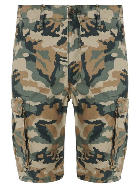 Levis Cargo Shorts In Green For Men Camo Lyst