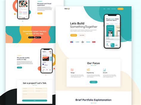 Maybe you would like to learn more about one of these? Mobile App Landing Page on Behance