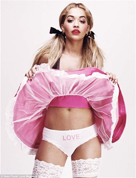 Rita Ora Goes Completely Topless For Saucy Video Love Advent Calendar Daily Mail Online