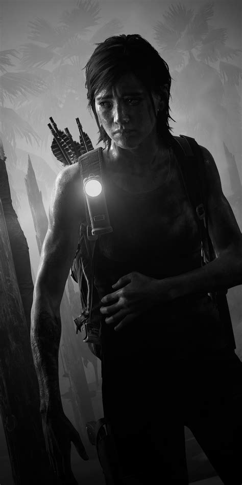 1080x2160 The Last Of Us Monochrome 4k One Plus 5thonor 7xhonor View