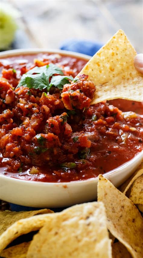 Fire Roasted Salsa Spicy Southern Kitchen