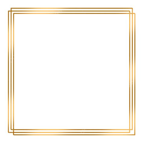 Moldura Retangular Dourada Png Ouro Retangular Simples Imagem Png E