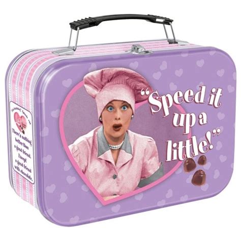 I Love Lucy Collectibles I Love Lucy Chocolate Factory Lunch Box Tin