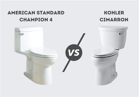 American Standard Champion 4 Vs Kohler Cimarron Which Is The Most