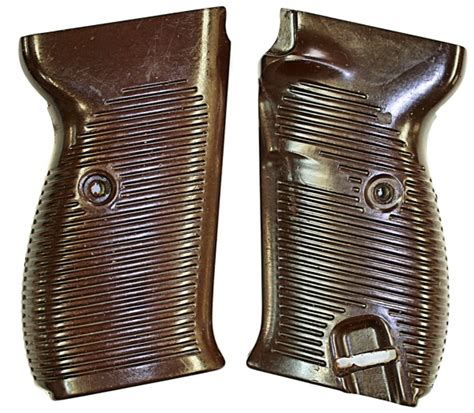 Walther P 38 Wwii Model Grips Brown