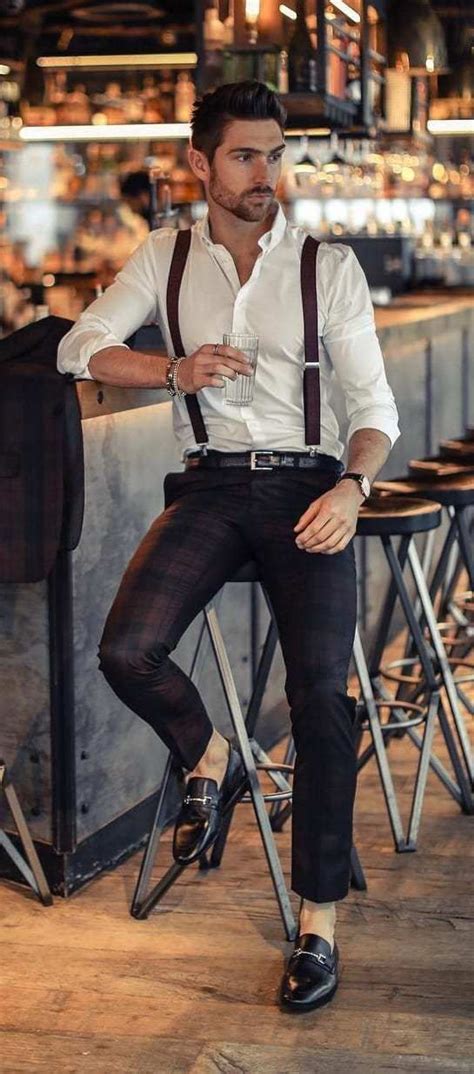 10 Stylish Suspender Outfits For Men To Try This Season Suspenders Men Fashion Suspender