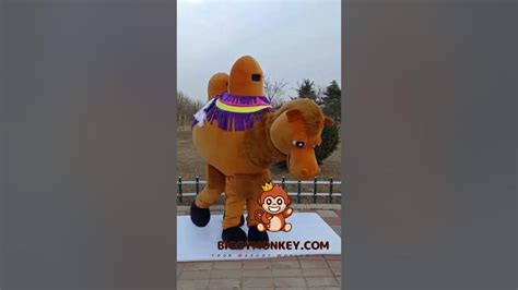 2 Person Camel Biggymonkey Mascot Costume Suit Carnival Advertising