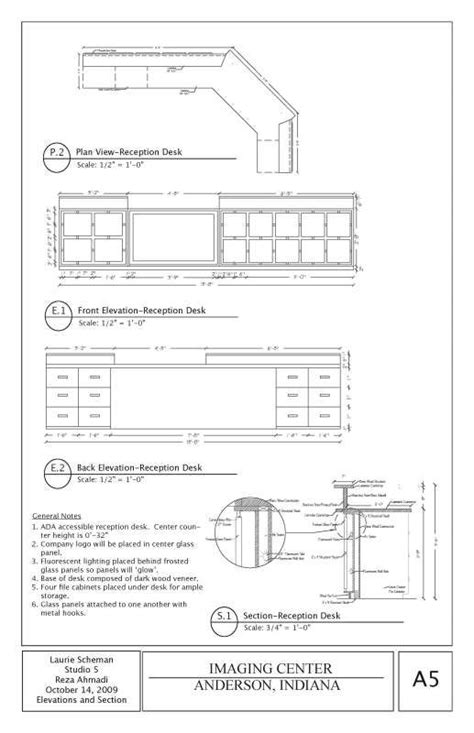 Reception Desk Construction Details Diy Projects