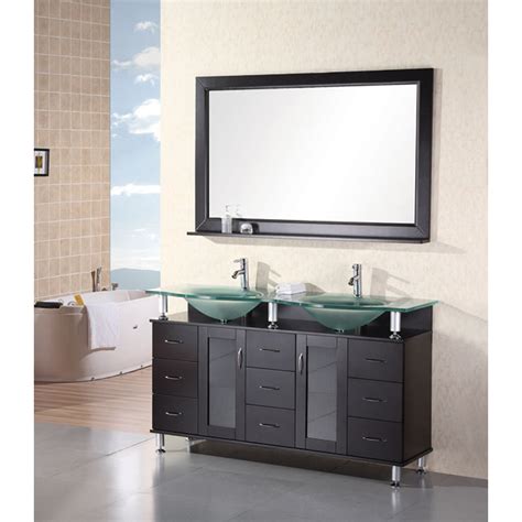 Home / bath / bathroom vanities / double sink. Design Element Huntington 60" Double Sink Vanity Set ...