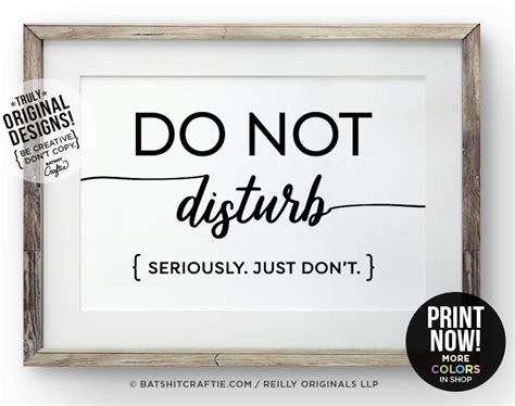 Funny Do Not Disturb Sign Printable Seriously Just Dont My XXX Hot Girl