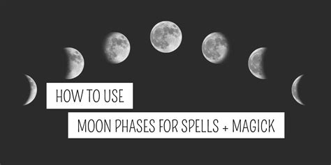 How To Use The Moon Phases For Spells And Magick