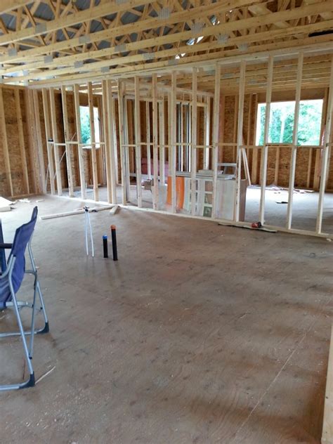 Weeks 10 And 11 Interior Framing And Plumbing The Vanderveen House