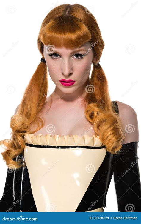Redhead Stock Image Image Of Fetish Young Attractive 33138129