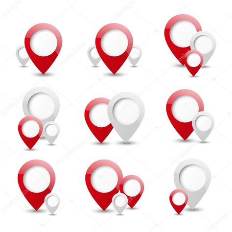 Map Pointers Icons Stock Vector Image By ©huhli13 13526055