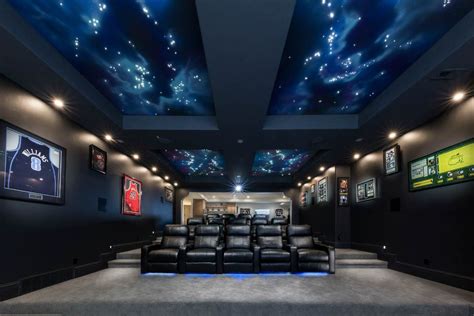 50k Home Theater Features Star Ceiling Made With 7 Miles Of Fiber Ce