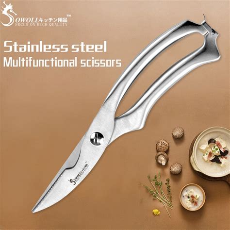 Kitchen Scissors Heavy Duty Chicken Bone Scissors Stainless Steel