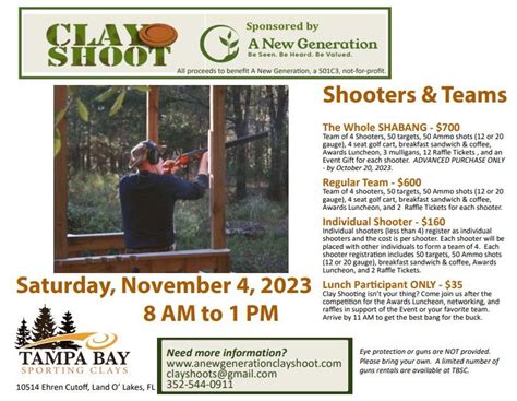 A New Generation Clay Shoot Tampa Bay Sporting Clays