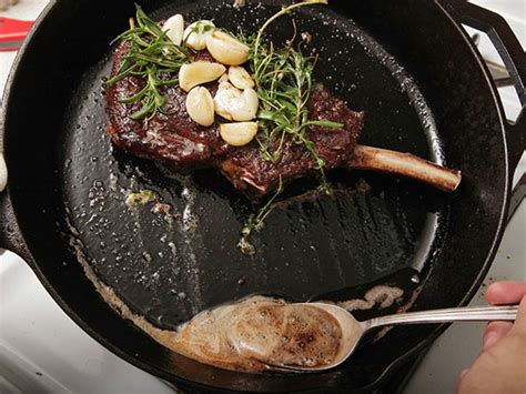 Add garlic and thyme and baste steaks with. How to Cook the Best Steak | Delishably