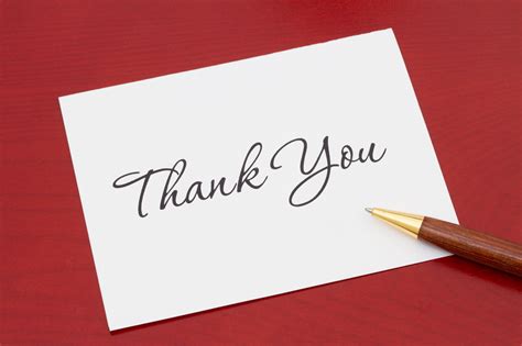 Types Of Thank You Notes Printable Templates Free