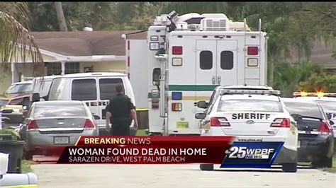 Woman Found Dead In Home In West Palm Beach Youtube