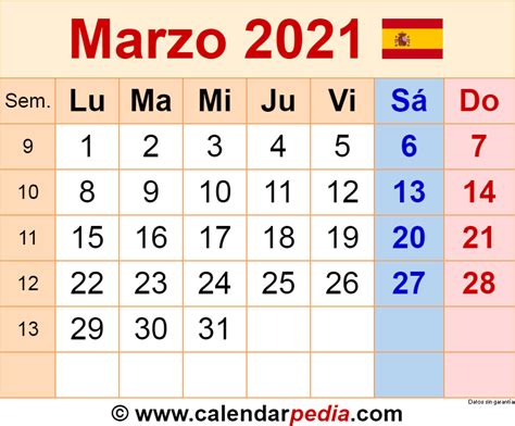 Calendario Marzo 2021 En Word Excel Y Pdf Calendarpedia 2023 Imagesee