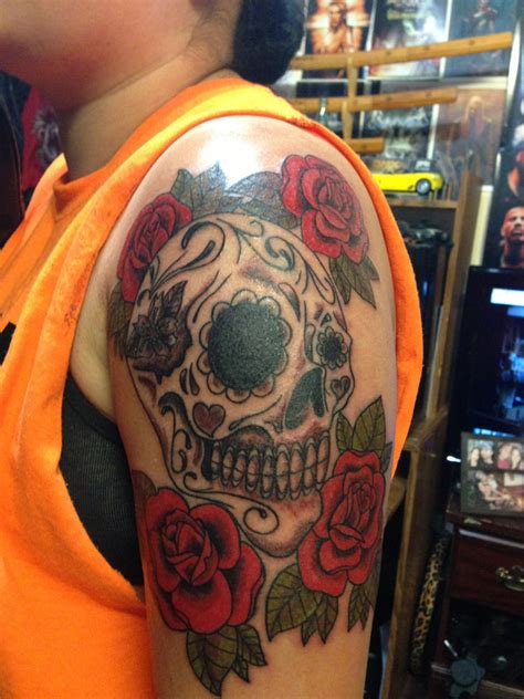 Skull tattoos can have many different meanings, depending on the tattoo design. Skull and Roses Tattoos Designs, Ideas and Meaning ...