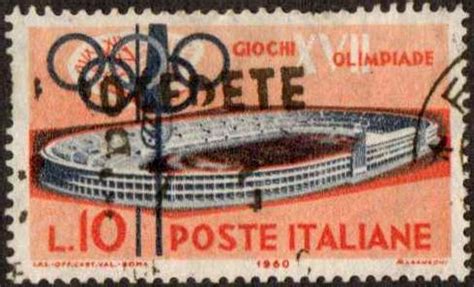 The athletes competed in 43 events covering athletics (track and field), cycling, swimming, gymnastics, weightlifting, wrestling, fencing, shooting, and tennis. 1960 - Italy "Olympic Games" Postage Stamps | Collectors ...