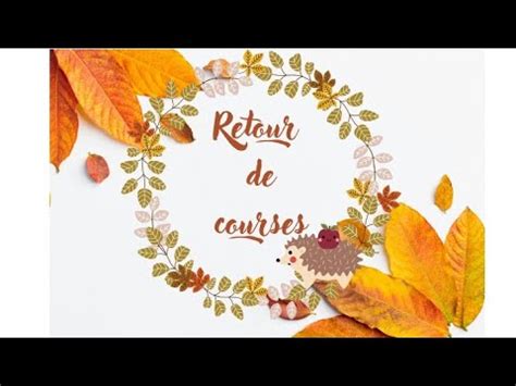 Retour de courses