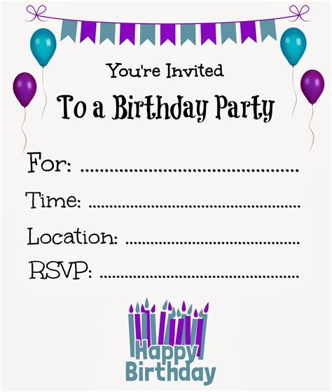 In this post, we present free printable birthday invitation card templates that you can use for your event, we have various templates that designed for children, teenagers to the elderly. It's a Princess Thing: Free Printable Birthday Invitations ...