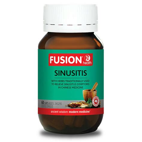 Fusion Health Sinusitis Tablets Nourished Life Australia
