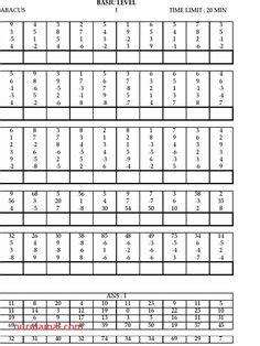 Rosalie joan hosking, tsukane ogawa, and mitsuo morimoto, elementary soroban arithmetic techniques in edo period japan, maa convergence. ABACUS1 2 3 4 5 6 7 8 9 10 11 K -1 I 12 in 2020 | Abacus ...