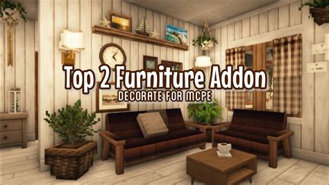Minecraft Top 2 Furniture Addons And Decorations For Mcpe 117