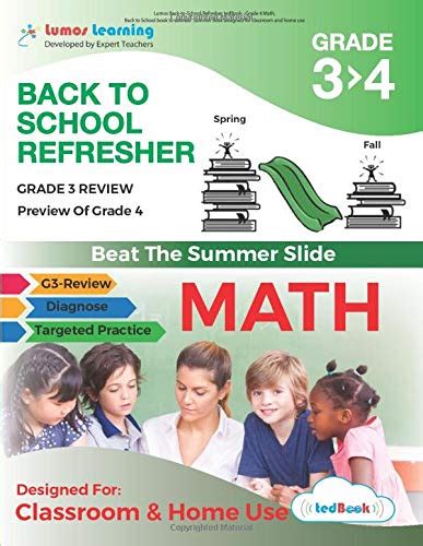 Lumos Back To School Refresher Tedbook Grade 4 Math Back To School