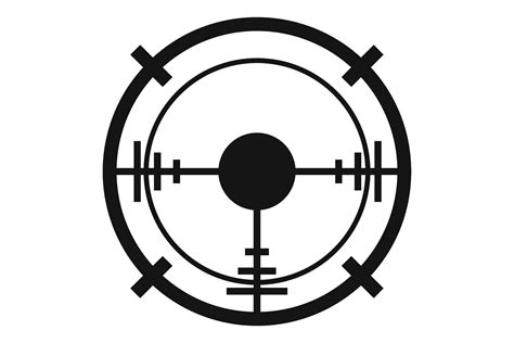 Sniper Elite Aim Icon Simple Style By Anatolir56 Thehungryjpeg