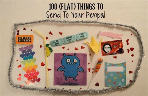 By nick mokey december 23, 2011. 100 (Flat) Things To Send To Your Penpals | Uncustomary ...